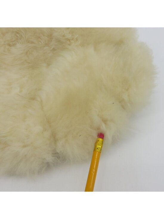 VTG Saks Fifth Avenue Tuscan Cream Lamb Shearling Fur Newsboy Hat Cap Italy Chic main image 13